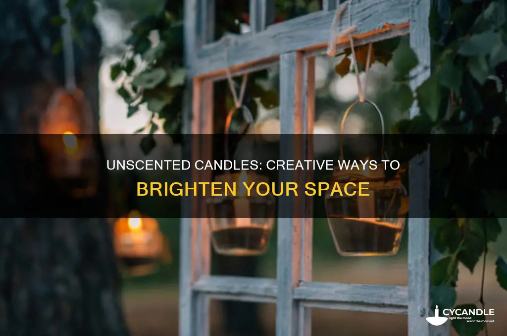 what to do with unscented candles