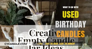 Creative Ways to Repurpose Used Birthday Candles for Eco-Friendly Fun