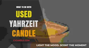 Creative and Respectful Ways to Repurpose Used Yahrzeit Candles