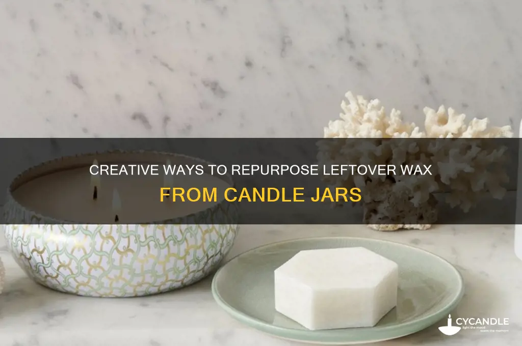 what to do with wax at bottom of candle