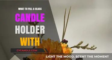Creative Ideas to Fill Glass Candle Holders