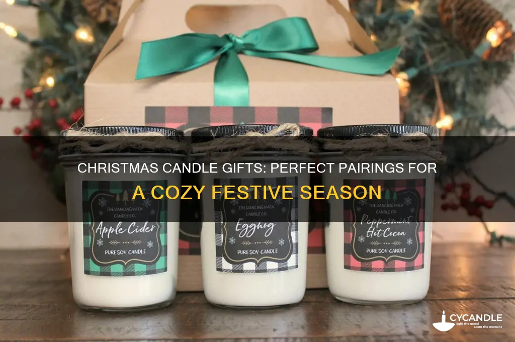 what to gift with a candle for christmas