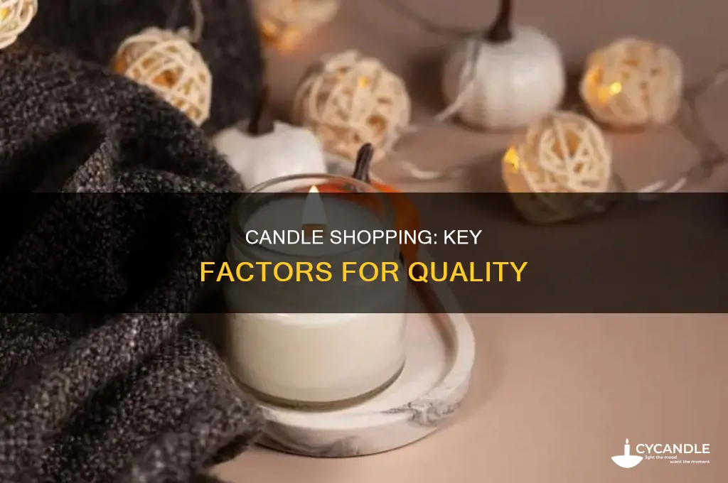 what to look for in a quality candle
