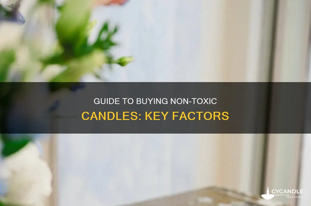 what to look for in non toxic candles