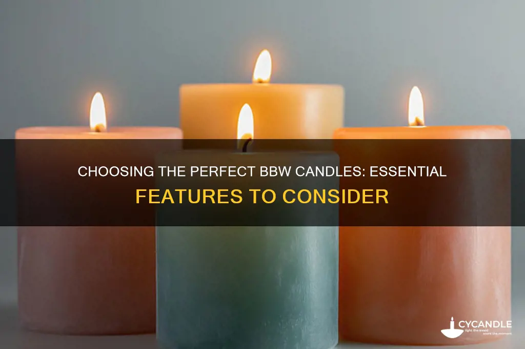 what to look for when buying bbw candles