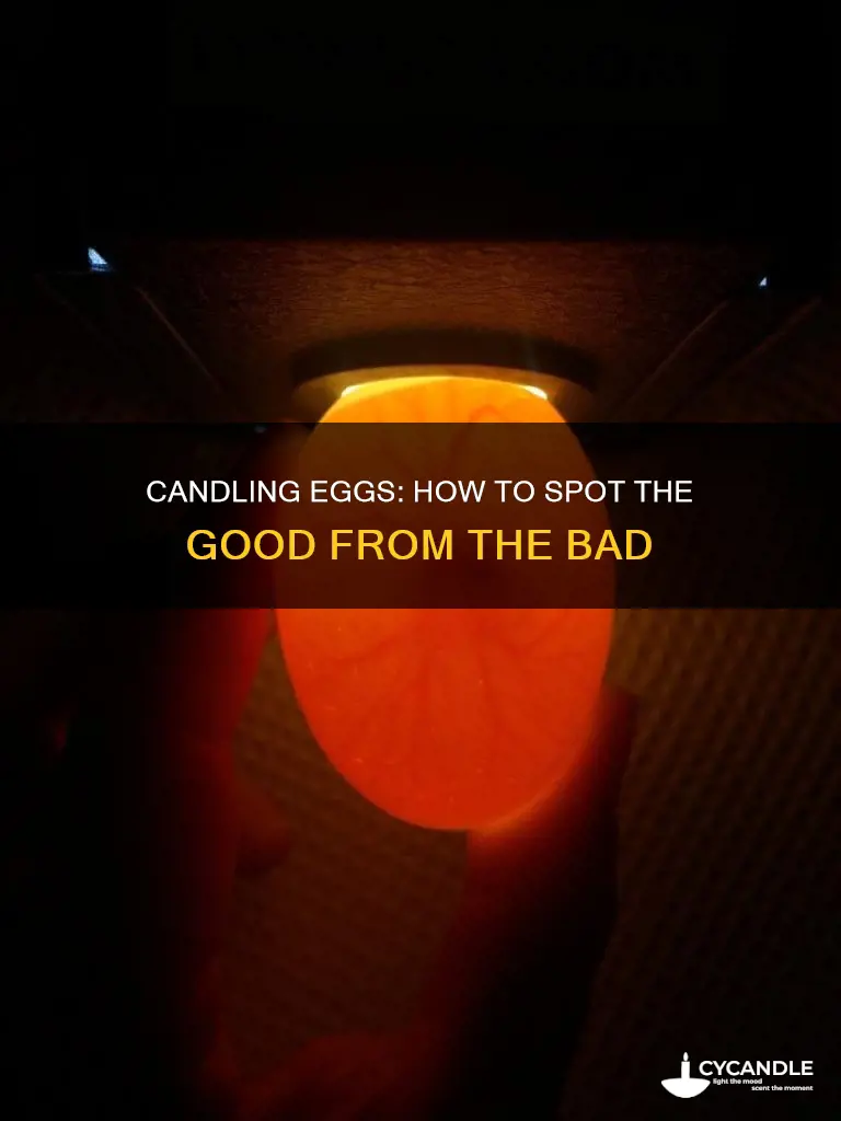what to look for when candling eggs