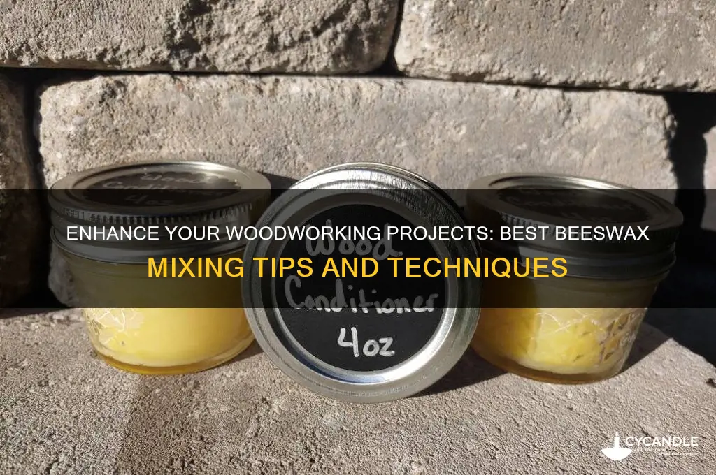 what to mix with beeswax woodworking