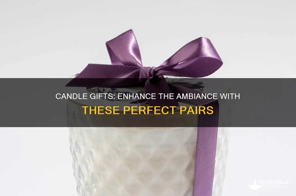 what to pair with a candle for a gift
