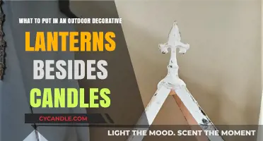 Creative Lantern Fillers: Beyond Candles for Outdoor Decorative Lanterns