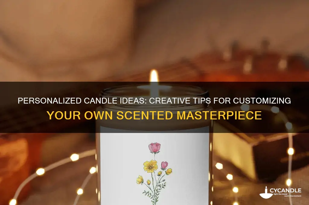 what to put on a personalized candle
