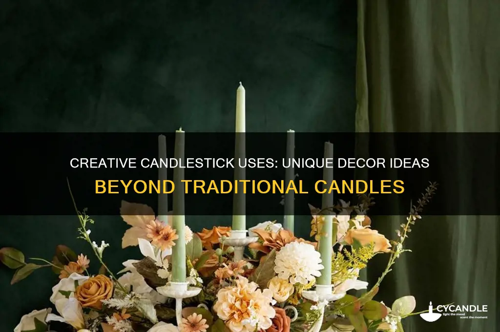 what to put on candlesticks besides candles