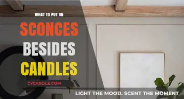 Creative Sconce Decor: Beyond Candles for Stylish Wall Lighting Ideas