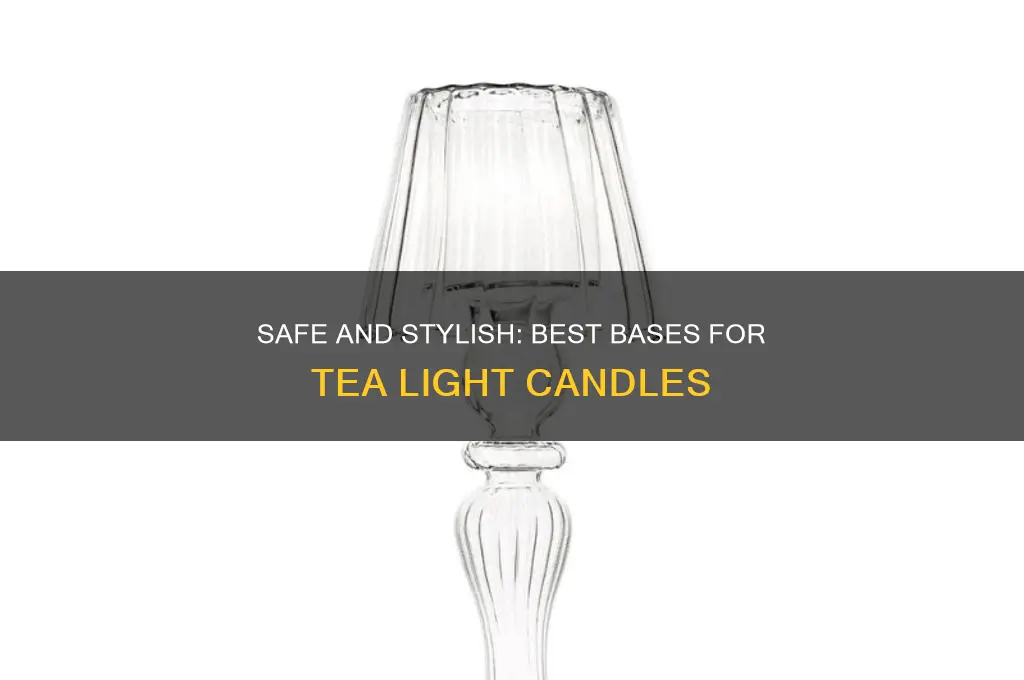 what to put under tea light candles