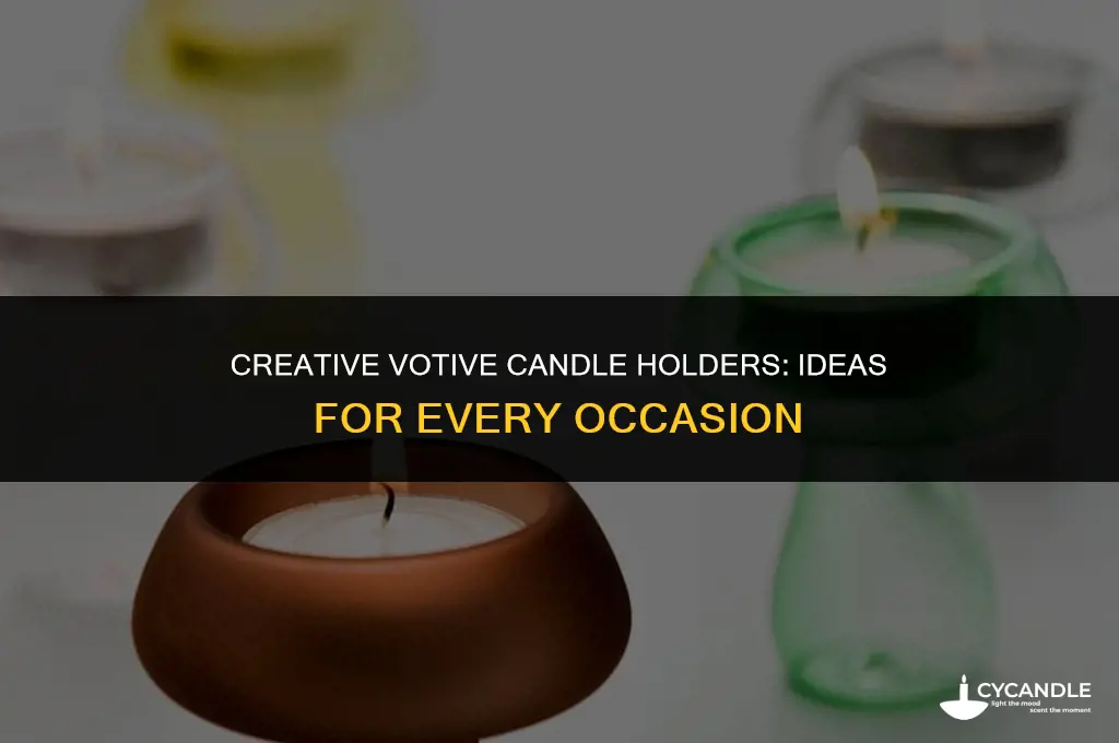 what to put votive candles in