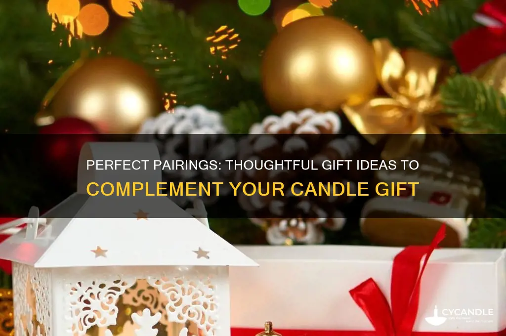 what to put with a candle for a gift