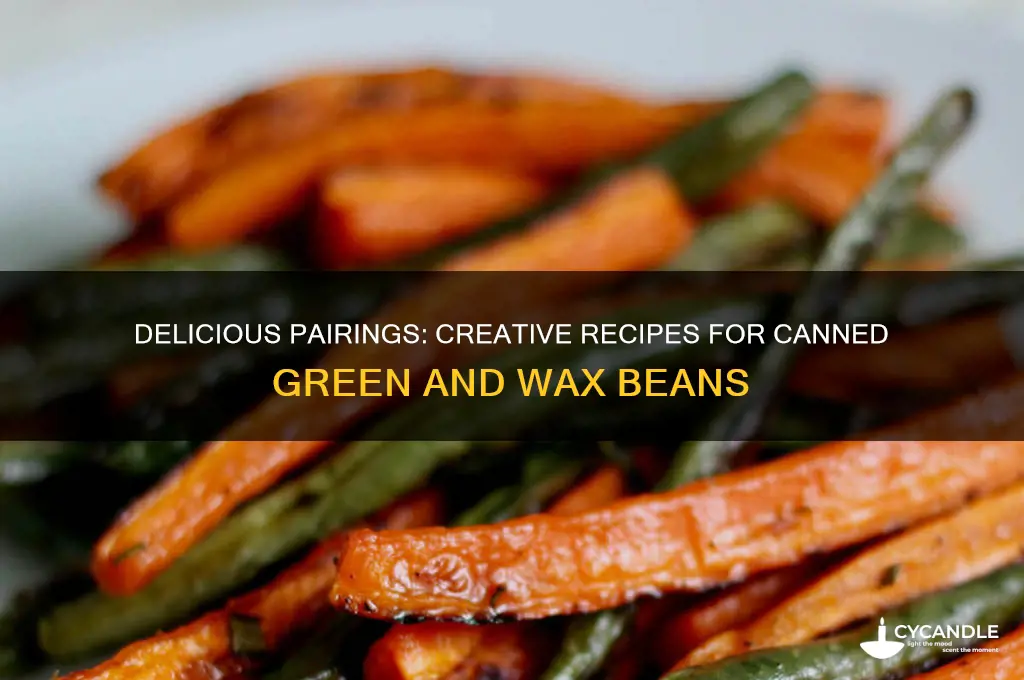 what to put with canned green and wax beans combined