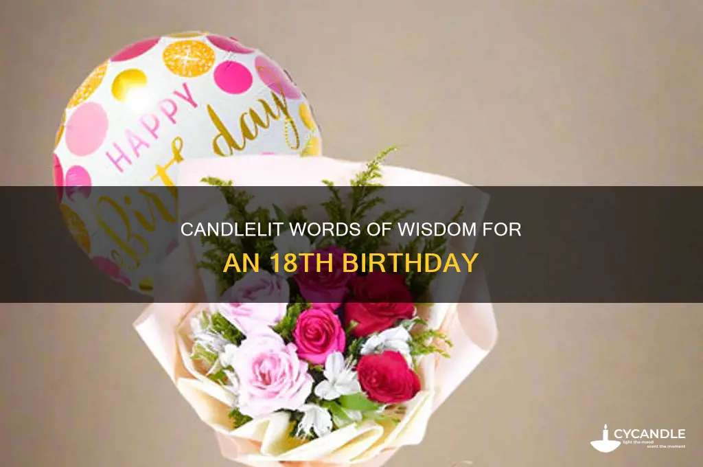 what to say during 18 candles