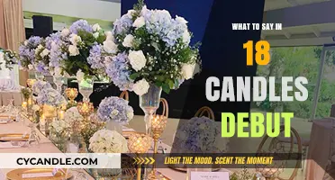 Heartfelt Words for an 18 Candles Debut Speech