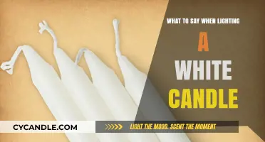 Lighting a White Candle: Words of Intent for Peace and Clarity