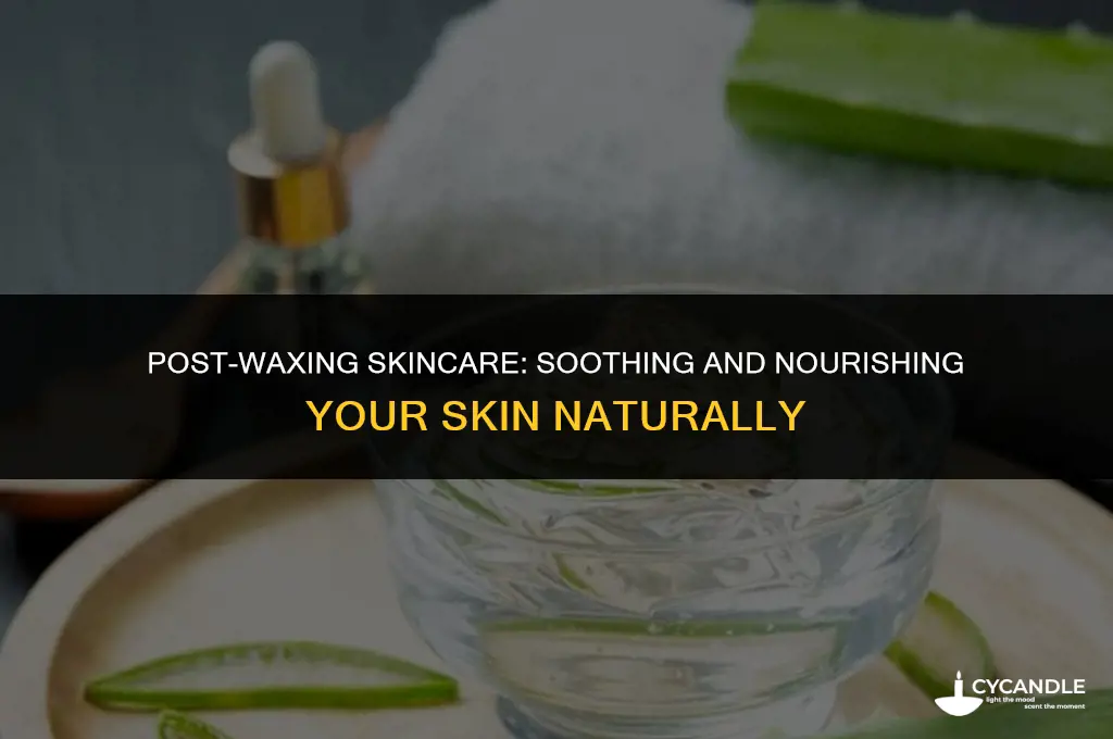 what to use after waxing face