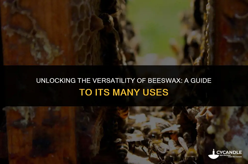 what to use bees wax for