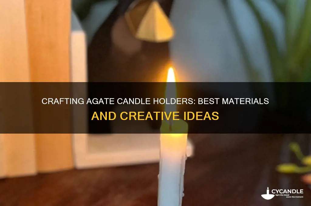 what to use in agate candle holder