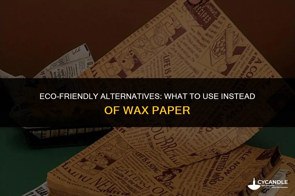 what to use in place of wax paper