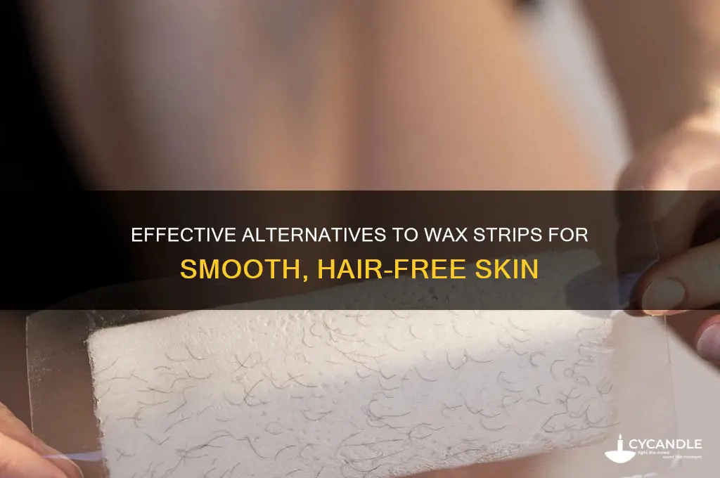 what to use in place of wax remover strips