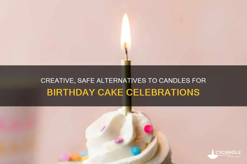 what to use instead of candles on a birthday cake