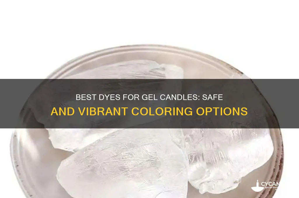 what to use to dye gel candle
