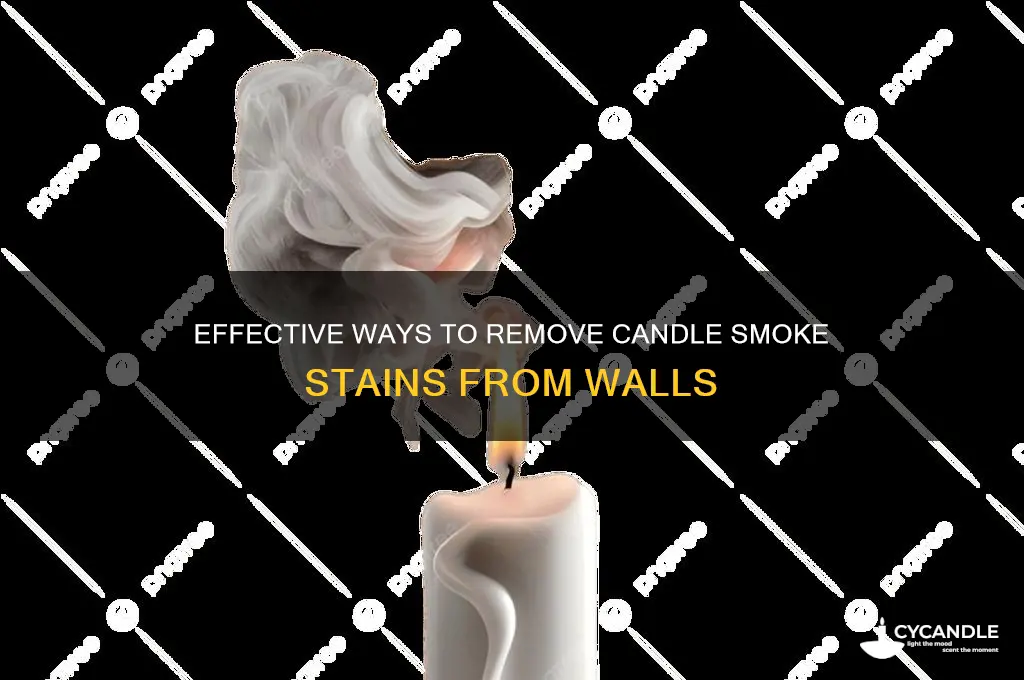 what to use to get candle smoke off walls