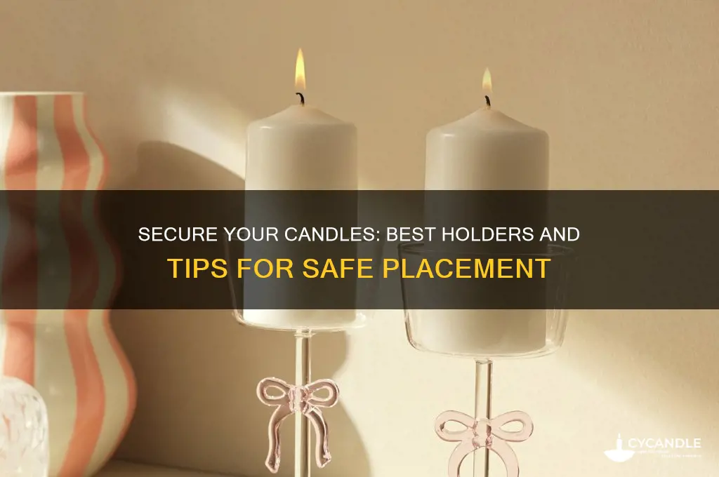 what to use to hold candles in place