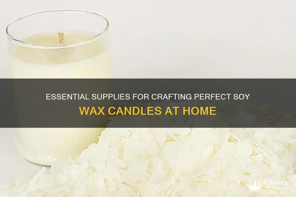 what to use to make soy candles