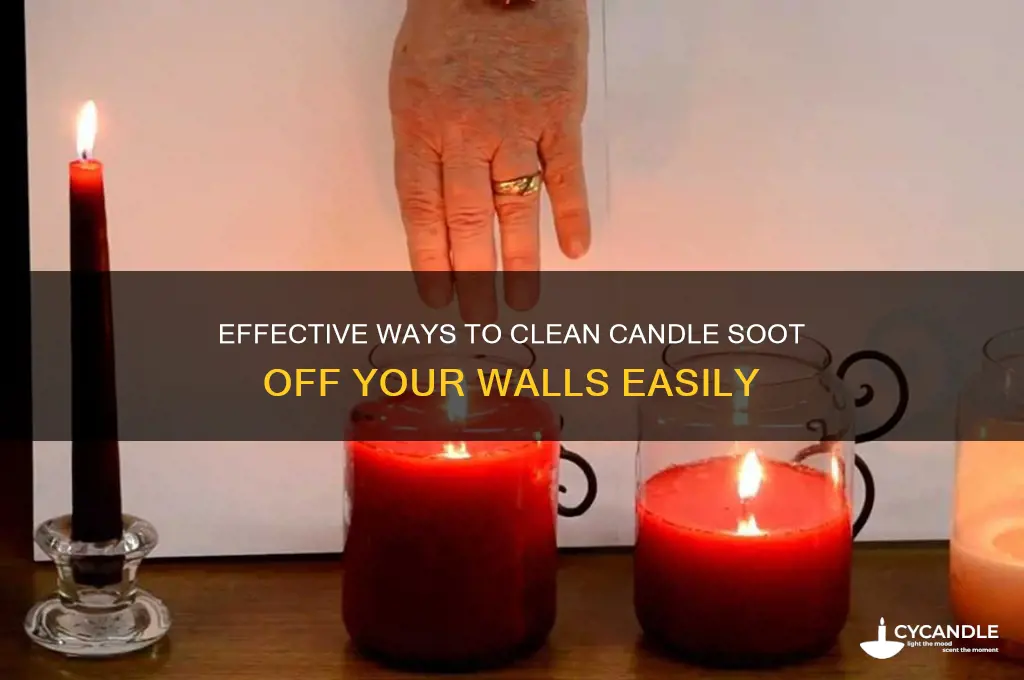 what to use to remove candle soot from walls