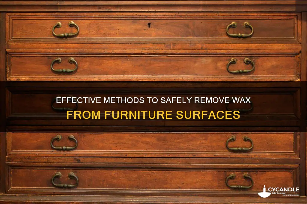 what to use to remove wax from furniture