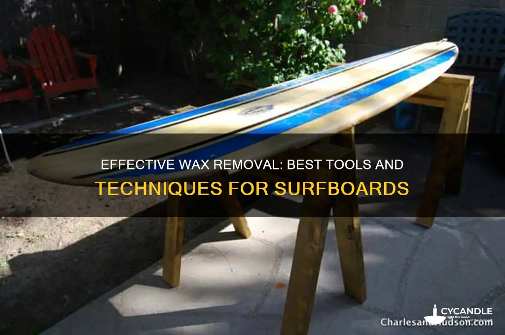 what to use to remove wax from surfboard