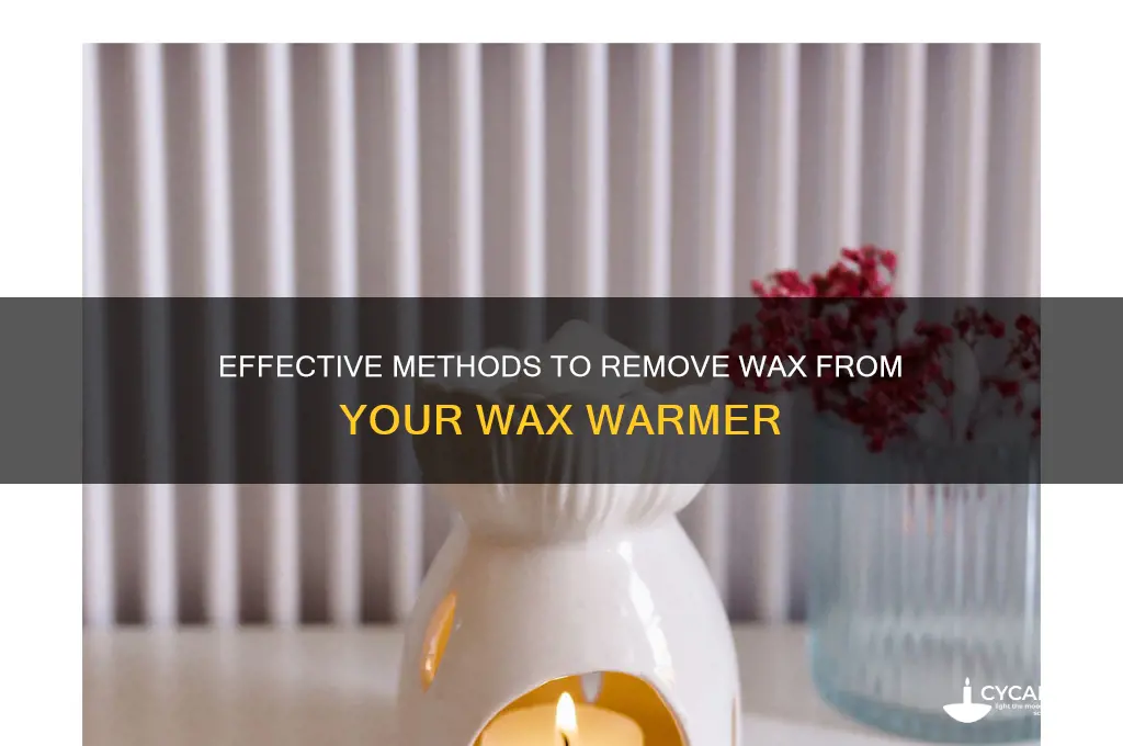 what to use to remove wax from wax poy