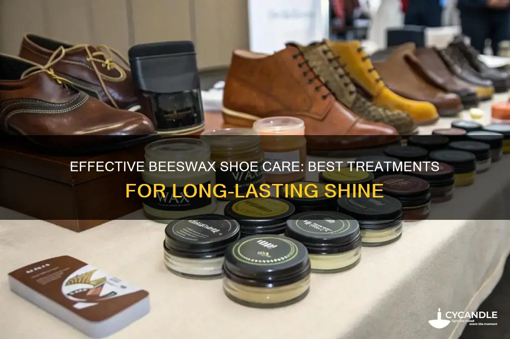 what to use to treat beeswax shoes