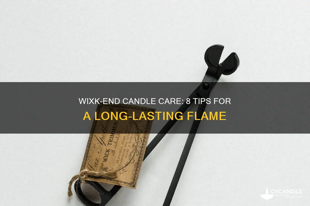 what to uss for a wixk dor a candle