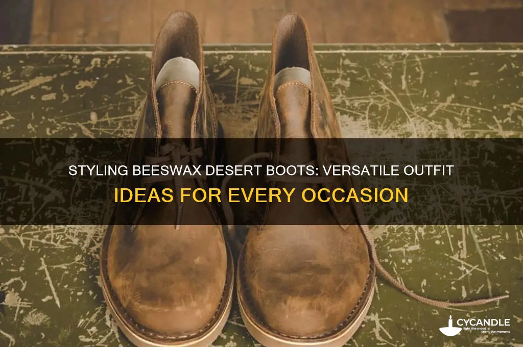 what to wear with beeswax desert boots