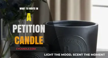 Writing Petition Candles: A Guide to Effective Wording