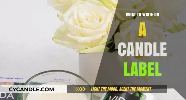 Creative Candle Labeling: Tips for the Perfect Description