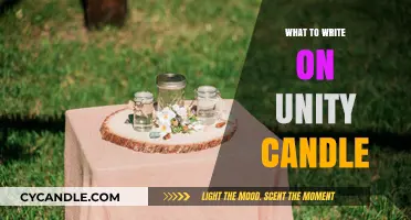 Personalizing Your Unity Candle: What to Write