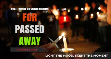 Honoring Loved Ones: Meaningful Words for Candle Lighting Memorials