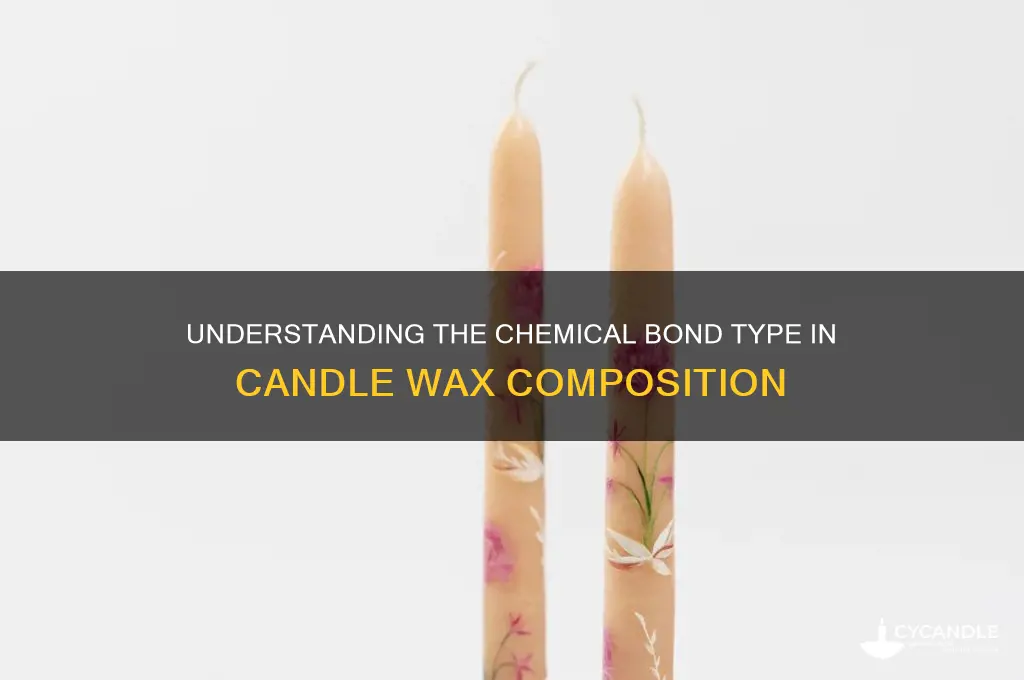 what type of bond is candle wax