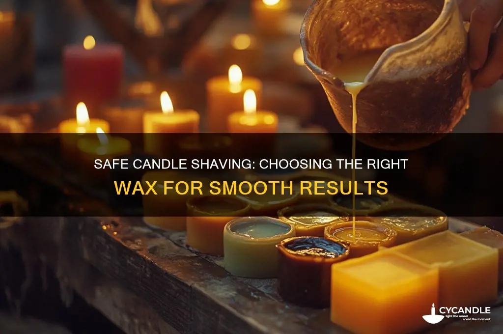 what type of candle can i shave with so my