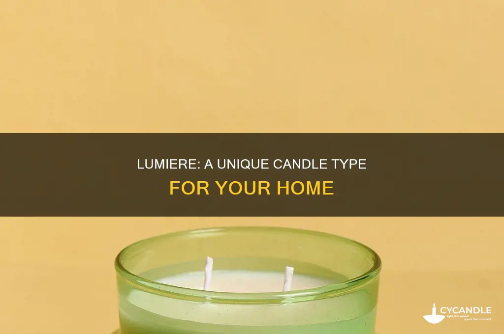 what type of candle is lumiere
