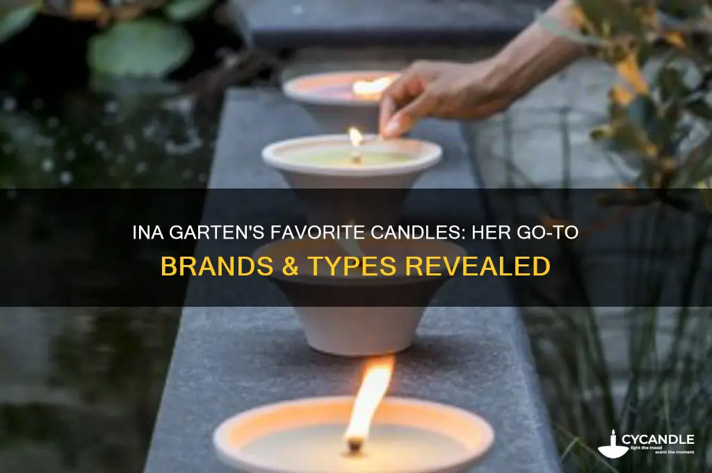 what type of candles does ina garten use
