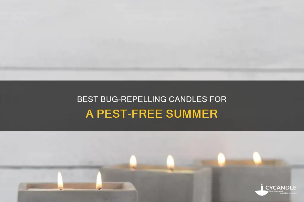 what type of candles keep bugs away