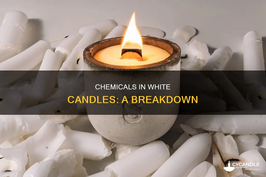 what type of chemicals are included in white candles